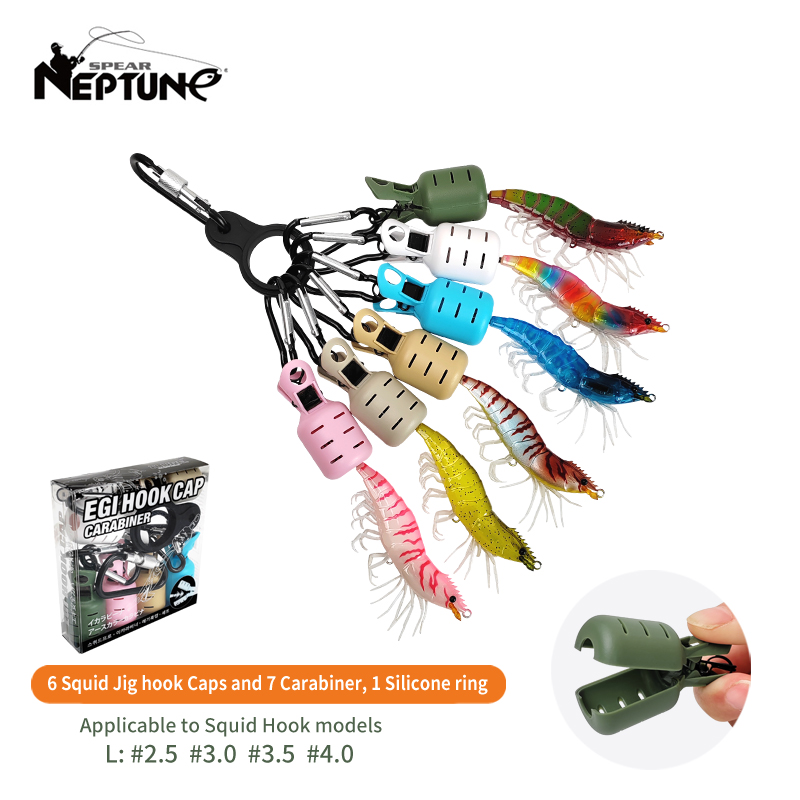 Fishing Hook Jig - ใหม่ปลาหมึก Jig เหยื่อชุดป้องกัน 6 ชิ้น Webfoot