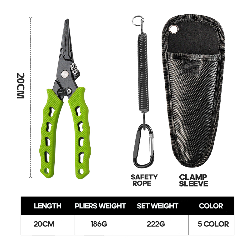 คีมตกปลา TAIYU 5 สี ทำจากสแตนเ - Fishing Hook Stainless Steel บทวิจารณ์และราคา
