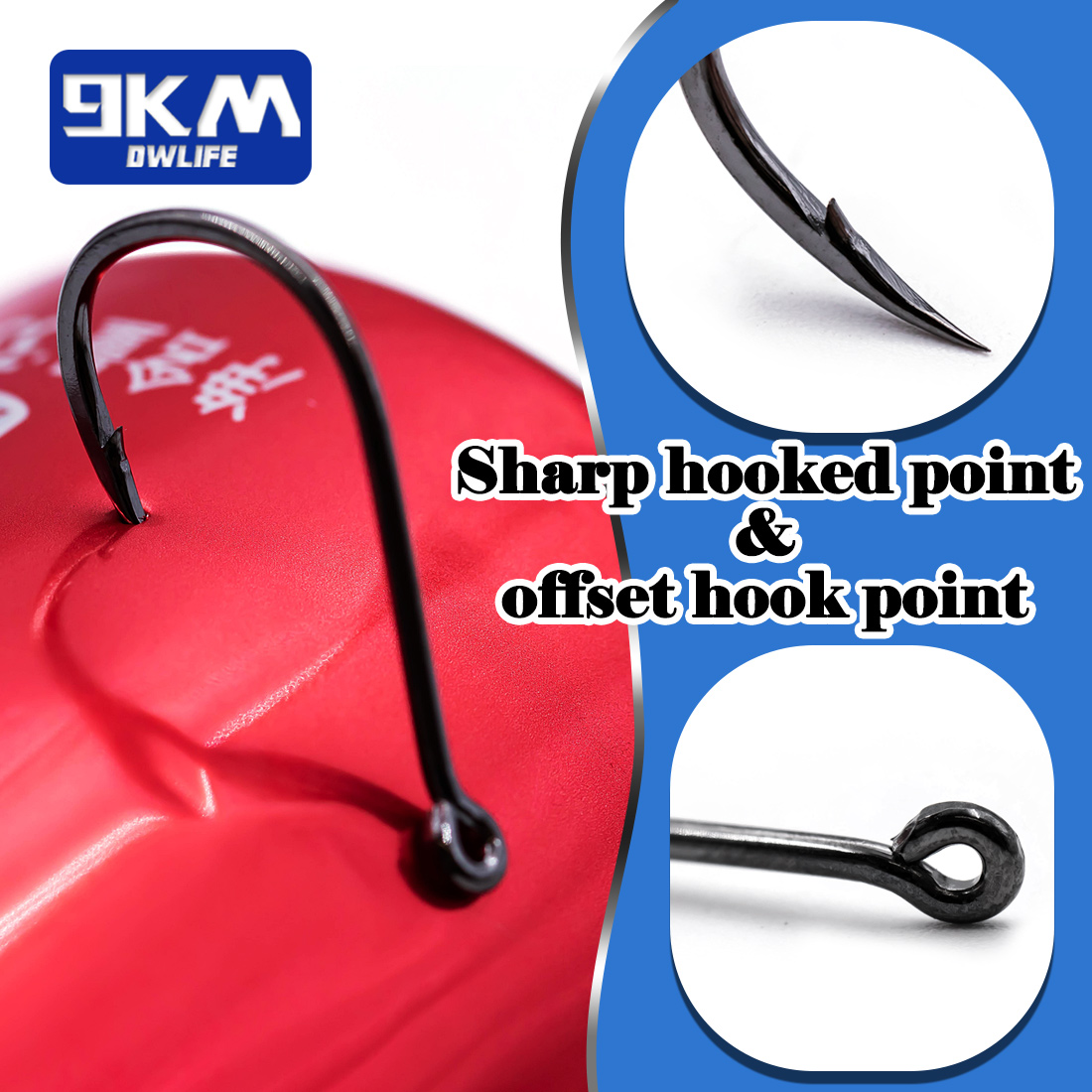 เบ็ดตกปลาอิเซอามะ 9KM 50~200 ช - Fishing Hook Barbless บทวิจารณ์และราคา